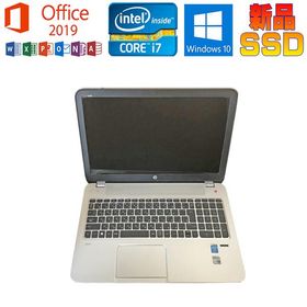 中古パソコン HP ENVY 15-J131TX (SL) Microsoft Office 2019 Core i7 4702MQ 2.2GHz 8GB 256GB(SSD)1TB(HDD) 15.6型FHD 10キー Webカメラ