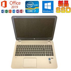 中古パソコン HP ENVY 15-J131TX Microsoft Office 2019 Core i7 4702MQ 2.2GHz 8GB 256GB(SSD)1TB(HDD) 15.6型FHD 10キー Webカメラ