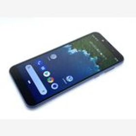 SIMフリー Android One S5 ダークブルー S5-SH 充電ケーブル付き★未使用美品
