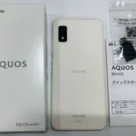 AQUOS wish2 ホワイト 新品 8,600円 中古 9,000円 | ネット最安値の 