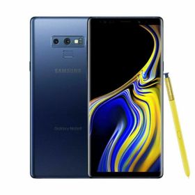 (再生新品)海外SIMフリー Samsung Galaxy Note9 N960U1 SIMフリースマートフォン 128GB ブルー(Ocean Blue) 国際送料無料