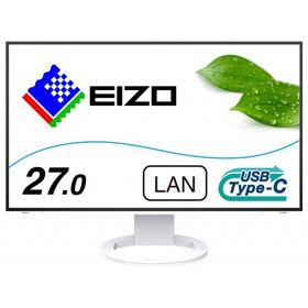 EIZO 27型ワイド Flex Scan 液晶ディスプレイ(ホワイト) プレミアムモデル EV2795-WT 返品種別A