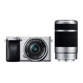 ソニー SONY α6400 ILCE-6400Y S シルバー ダブルズームレンズキット ミラーレス一眼カメラ 新品