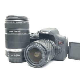 ショット数2,600！Canon EOS kiss x8i Wレンズセット♪(デジタル一眼)