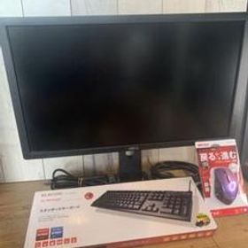 ★美品 DELL 27inc PCモニター U2713HM 新品キーボードマウス