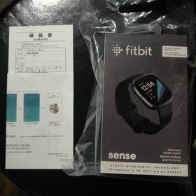 fitbit  sense カーボングラファイトブラック中古品、本体のみ。 fitbitsense