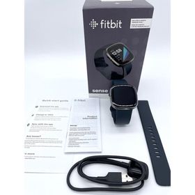 【未使用】Fitbit Sense スマートウォッチ カーボン/グラファイト(腕時計(デジタル))