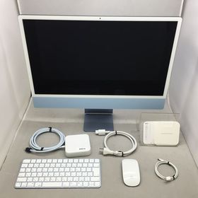 〔中古〕iMac (24-inch・M1・2021) MJV93J/A ブルー(中古保証3ヶ月間)