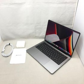 〔中古〕MacBook Pro 14.2-inch Late 2021 MKGP3J/A Apple M1 Pro 8コアCPU_14コアGPU 16GB SSD512GB スペースグレイ 〔12.6 Monterey〕(中古1ヶ月保証)