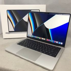 〔中古〕MacBook Pro 14.2-inch Late 2021 シルバー MKGR3J/A (M1 Pro/8C-CPU/14C-GPU/16GB/SSD-512GB)(中古1ヶ月保証)