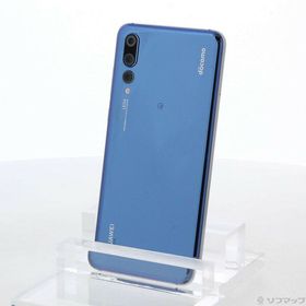 中古】 新品同様 HW-01K HUAWEI P20 Pro ブルー スマホ 安心保証 即日