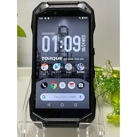 購入者確認商品 【中古】 美品 KYV46 TORQUE G04 ブラック スマホ 本体