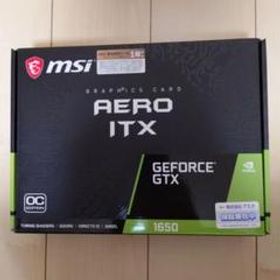 MSI GeForce GTX 1650 AERO ITX 4G 新品¥33,537 中古¥14,300 | 新品