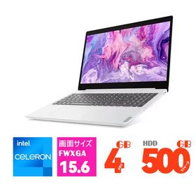 office付 IdeaPad L350 81Y3009RJP [ブリザードホワイト] Celeron 5205U/4GB/500GB/Win10/15.6型 展示品