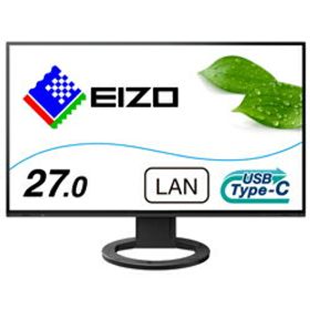 EIZO(エイゾー) USB-C接続 PCモニター FlexScan ブラック EV2795-BK ［27型 /ワイド /WQHD(2560×1440）］ EV2795BK