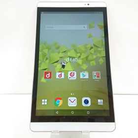 dtab Compact d-02H docomo シルバー 送料無料 本体 n08992 【中古】