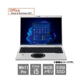 ノートPC パナソニック CF-FV3GDMCR [Let’s note FV3 店(Core i5 16GB SSD512GB 14QHD Win11Pro H&amp;B2021 BK&amp;SV)]