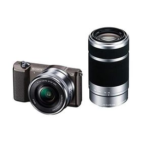 ソニー ミラーレス一眼 α5100 ダブルズームキット E PZ 16-50mm F3.5-5.6 OSS + E 55-210mm F4.5-6.3 OSS ブラウン ILCE-5100Y-T