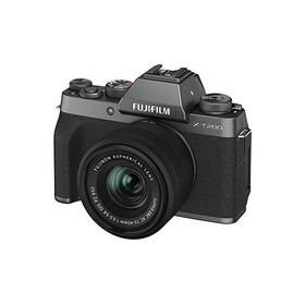 FUJIFILM ミラーレス一眼カメラ X-T200レンズキット ダークシルバー X-T200LK-DS
