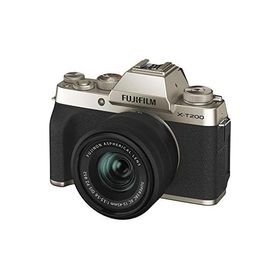 FUJIFILM ミラーレス一眼カメラ X-T200レンズキット シャンパンゴールド X-T200LK-G
