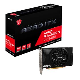 MSI GPU V508-012R AMD RX6400 4GB DDR AERO ITX 912-V508-004