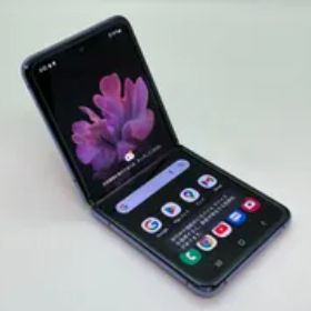 [3275] 256GB Galaxy Z Flip パープル SIMフリー android 人気ランキング 折りたためる 折畳み式 格安 中古スマホ スピード発送