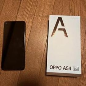OPPO A54 5G 64GB シルバーブラック OPG02 UQ mobi…