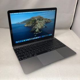 〔中古〕MacBook 12-inch Mid 2017 MNYF2J/A Core_m3 1.2GHz 8GB SSD256GB スペースグレイ 〔10.15 Catalina〕(中古1ヶ月保証)