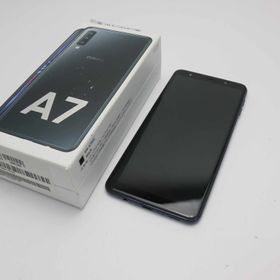 通販専門店 美品]Galaxy A7 64GB ブラック SIMフリー スマートフォン