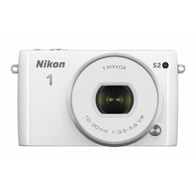 Nikon ミラーレス一眼 Nikon1 S2 標準パワーズームレンズキット ホワイト S2PLKWH