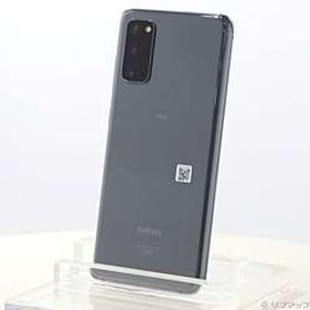 〔中古品〕 Galaxy S20 5G 128GB コスミックグレー SCG01 auロック解除SIMフリー ［6.2インチ有機EL／Snapdragon 865］〔中古品〕 Galaxy S20 5G 128GB コスミックグレー SCG01 auロック解除SIMフリー ［6.2インチ有機EL／Snapdragon 865］