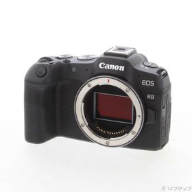 【中古】Canon(キヤノン) EOS R8 ブラック ボディ 【258-ud】