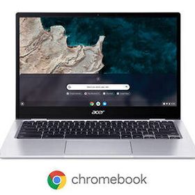 【送料無料】Acer CP513-1H-N14P Chromebook Spin 513 (Snapdragon 7c/ 4GB/ 64GB eMMC/ 光学ドライブなし/ Chrome OS/ Officeなし/ 13.3型/ ピュアシルバー)【在庫目安:お取り寄せ】