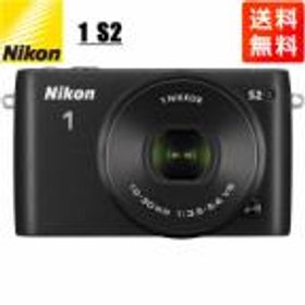 ニコン Nikon 1 S2 10-30mm パワーズームレンズキット ブラック ミラーレス一眼 カメラ 中古