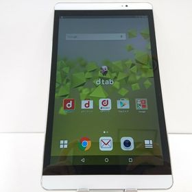 dtab Compact d-02H docomo シルバー 送料無料 本体 n08991 【中古】