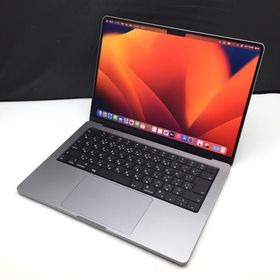 〔中古〕MacBook Pro 14.2-inch Late 2021 MKGP3J/A Apple M1 Pro 8コアCPU_14コアGPU 16GB SSD512GB スペースグレイ 〔13.5 Ventura〕(中古1ヶ月保証)