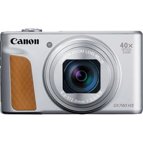 【あす楽 送料無料】Canon コンパクトデジタルカメラ PowerShot SX740 HS シルバー 光学40倍ズーム/4K動画/Wi-Fi対応 PSSX740HSSL