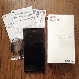 エクスペリア(Xperia)のXperia XZ SOV34 Mineral Black(スマートフォン本体)