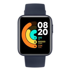 【日本正規代理店品】Xiaomi Mi Watch Lite スマートウォッチ 着信通知 スマートスポーツウォッチ 腕時計/活動量計/歩数計/心拍計 5ATM防水 連続9日間使用 GPS&GLONASS搭載(ネイビーブルー)