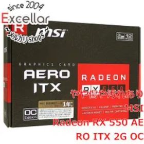 [bn:13] MSI製グラボ Radeon RX 550 AERO ITX 2G OC PCIExp 2GB 元箱あり