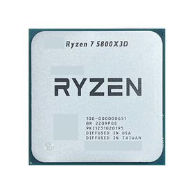 CPU Ryzen 7 5800X3D R7 5800X3D 3.4 GHz 8 コア 16 スレッド CPU プロセッサ 7NM L3=96M 100-000000651 ソケット AM4 密閉型だがファンなし すばやく実行して、コンピューターの実行を支援します。