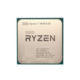 CPU Ryzen 7 5800X3D R7 5800X3D 3.4 GHz 8 コア プロセッサ CPU 16 スレッド 7NM L3 = 96M 100-000000651 Soket AM4 Baru Tapi Tanpa Kipas 応答性が高くパワフル