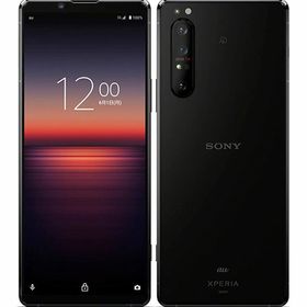 【中古】【安心保証】 Xperia 1 II SOG01[128GB] au ブラック
