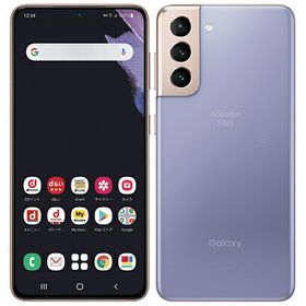 【中古】(良品)〈SIMフリー〉SAMSUNG Galaxy S21 5G SCG09 256GB ファントムバイオレット au解除版【安心保証90日/赤ロム永久保証】GalaxyS215G 本体 Android アンドロイド スマホ