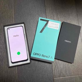 オッポ(OPPO)の美品OPPO Reno7 A ドリームブルー SIMフリー 128GB(スマートフォン本体)