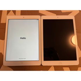 アイパッド(iPad)の2台 iPad Air 第1世代 16GB シルバー 2台(タブレット)