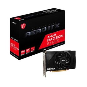 MSI Radeon RX 6400 AERO ITX 4G グラフィックスボード VD8096 ブラック