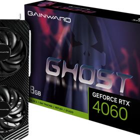 GAINWARD RTX4060 GHOST 8G GDDR6 128bit 3-DP HDMI グラフィックスボード NE64060019P1-1070B-G VD8567