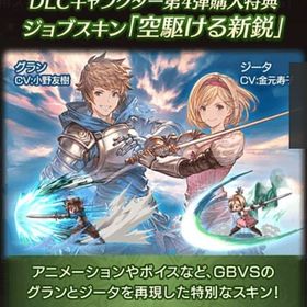 【グラン&ジータ スキン】シリアルコード DLC購入特典 ヴァーサス | グラブルのアカウントデータ、RMTの販売・買取一覧