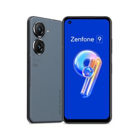 【中古】(良品)〈SIMフリー〉ASUS Zenfone 9 ZF9-BL8S128 128GB スターリーブルー【安心保証90日/赤ロム永久保証】Zenfone9 本体 Android アンドロイド スマホ